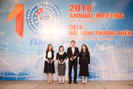 Hiệp hội Trái phiếu Việt Nam tổ chức trao giải VBMA Best Bond Award 2018, ngày 12/3. (Ảnh: BTC/Vietnam+)