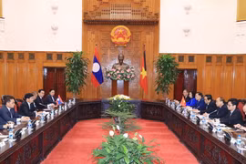 Quang cảnh buổi tiếp. (Ảnh: Thống Nhất/TTXVN)
