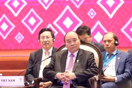 Thủ tướng Nguyễn Xuân Phúc dự Hội nghị Cấp cao Đông Á lần thứ 14. (Ảnh: Thống Nhất/TTXVN)