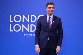 Thủ tướng tạm quyền Tây Ban Nha Pedro Sanchez. (Nguồn: AFP)