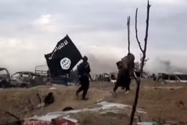 Tàn quân IS ở Syria. (Nguồn: AP)