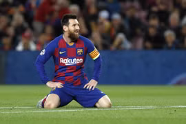 Messi và đồng độii 'bất lực' trước Slavia Prague. (Nguồn: Getty Images)