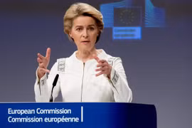 Chủ tịch Ủy ban châu Âu (EC) Ursula von der Leyen. (Nguồn: euractiv)