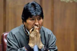 Cựu Tổng thống Bolivia Evo Morales. (Ảnh: AFP/TTXVN)