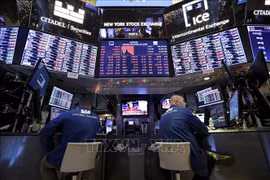 Sàn giao dịch chứng khoán New York. (Nguồn: AFP/TTXVN)