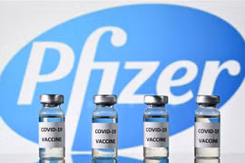 Vắcxin do hãng dược Pfizer nghiên cứu và sản xuất (Nguồn:TTXVN)