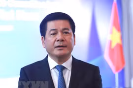 Bộ trưởng Công Thương Nguyễn Hồng Diên. (Ảnh: Hữu Kiên/TTXVN)