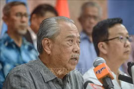 Ông Muhyiddin Yassin phát biểu tại cuộc họp báo ở Kuala Lumpur, Malaysia. (Ảnh tư liệu: AFP/TTXVN)