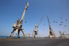 Cảng Hodeidah. (Nguồn: Reuters) 