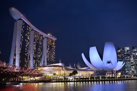 Vịnh Marina của Singapore. (Ảnh: CNN) 