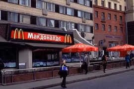 Một cửa hàng McDonald ở Nga.(Nguồn: Reuters)