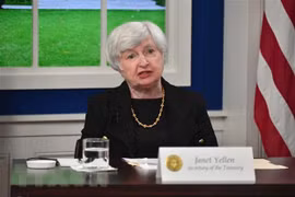 Bộ trưởng Tài chính Mỹ Janet Yellen. (Ảnh: AFP/TTXVN)