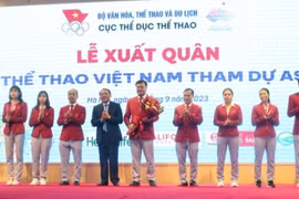 Lễ xuất quân đoàn Thể thao Việt Nam tham dự ASIAD 19