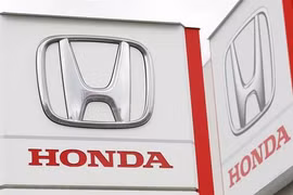 Biểu tượng của Hãng sản xuất ôtô Honda. (Ảnh: Kyodo/TTXVN) 