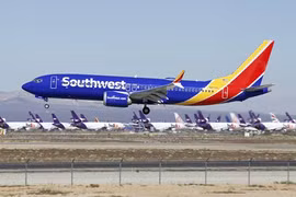 Máy bay Boeing 737 MAX. (Ảnh: AP)