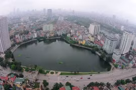 Hồ Ngọc Khánh nhìn từ trên cao.(Nguồn: Wiki)