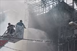 Hỏa hoạn thiêu rụi nhiều cửa hàng điện máy ở thành phố Buôn Ma Thuột