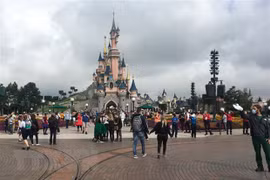 Công viên Disneyland ở thủ đô Paris. (Ảnh: AFP/TTXVN) 