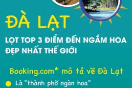 [Infographics] Đà Lạt lọt tốp 3 điểm đến ngắm hoa đẹp nhất thế giới