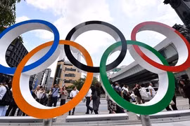 Biểu tượng Olympic Tokyo 2020. (Ảnh: Aflo/Shutterstock) 