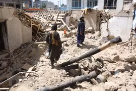 Hiện trường vụ đánh bom ở Kabul, Afghanistan ngày 24/5/2022. (Ảnh: THX/TTXVN) 