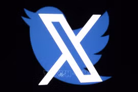 Logo mạng xã hội X. (Nguồn: AFP/TTXVN)