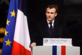 Tổng thống Pháp Emmanuel Macron. (Ảnh: AFP/TTXVN) 