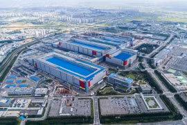 Nhà máy sản xuất chip của Samsung. (Nguồn: Reuters) 