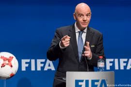 Chủ tịch Liên đoàn Bóng đá Thế giới (FIFA) Gianni Infatino.( Nguồn: AFP)