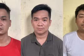 Các đối tượng Dương, Thức và Hải (từ trái qua). (Nguồn: Công An Thành phố Đà Nẵng.)