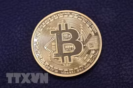 Đồng tiền kỹ thuật số Bitcoin. (Nguồn: AFP/TTXVN) 