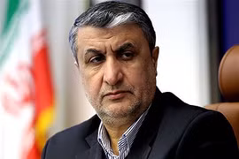 Ông Mohammad Eslami, người đứng đầu Tổ chức Năng lượng Nguyên tử của Iran tại một cuộc họp ở Tehran. (Ảnh: AFP/TTXVN) 