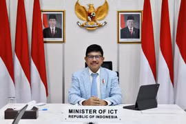 Bộ trưởng Truyền thông và Tin học Indonesia, Ông Johnny G. Plate. (Nguồn: Worldakkam)