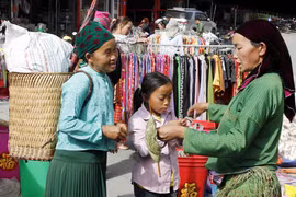 [Photo] Độc đáo văn hóa chợ phiên Mèo Vạc vùng cao Hà Giang