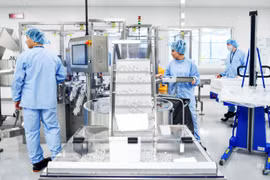 Nhà máy của AstraZeneca ở Thụy Điển. (Ảnh: Getty Images)