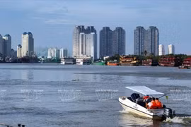 Bến Bạch Đằng. (Ảnh: Báo ảnh Việt Nam/Vietnam+)