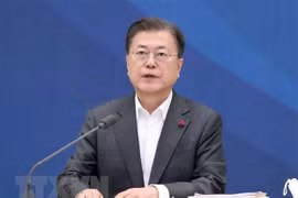 Tổng thống Hàn Quốc Moon Jae-in. (Ảnh: Yonhap/TTXVN) 