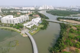 Khu đô thị Phú Mỹ Hưng, quận 7. (Ảnh: Quang Nhựt/TTXVN)