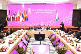 Quang cảnh Hội nghị Cấp cao ASEAN-Ấn Độ lần thứ 16. (Ảnh: Thống Nhất/TTXVN)