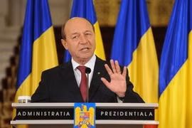 Tổng thống Romania Traian Besescu. (Nguồn: AFP)