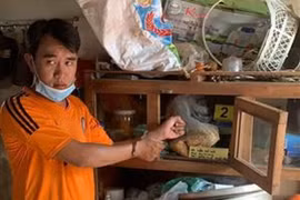 Đối tượng Phương bắt giữ. (Ảnh: TTXVN phát)