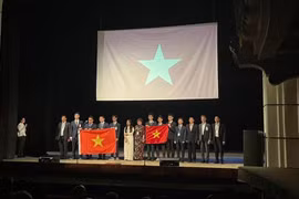  Đoàn học sinh Việt Nam tham dự kỳ thi Olympic quốc tế về thiên văn học và vật lý thiên văn năm 2022. (Nguồn: hanoimoi.com.vn)