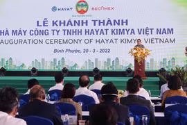 [Photo] Thủ tướng dự khánh thành Nhà máy Hayat Kimya Việt Nam.