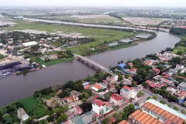 Huyện Tứ Kỳ (Hải Dương) đạt chuẩn nông thôn mới. (Ảnh: TTXVN phát)