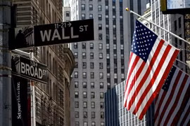Sở giao dịch chứng khoán New York, Mỹ. (Ảnh: AFP/TTXVN)