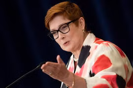 Bộ trưởng Ngoại giao Australia Marise Payne. (Ảnh: AFP/TTXVN)
