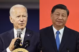 Tổng thống Mỹ Joe Biden và Chủ tịch Trung Quốc Tập Cận Bình. (Nguồn: AFP)