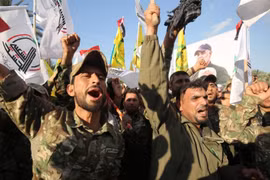 Binh sỹ thuộc lực lượng dân quân Hashd Shaabi. (Nguồn: AFP)