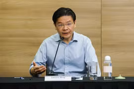Bộ trưởng Tài chính Lawrence Wong được bầu làm người đứng đầu thế hệ lãnh đạo thứ 4 của Singapore. (Ảnh: MCI/TTXVN)