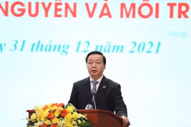 Bộ trưởng Bộ Tài nguyên và Môi trường Trần Hồng Hà. (Ảnh: botruong.monre.gov.vn)